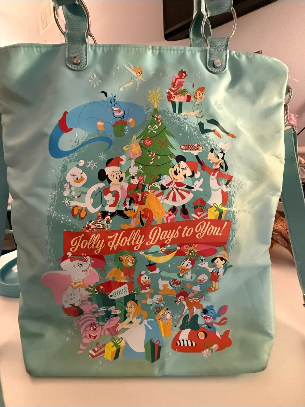 Disney Parks 2023 Clasdics Christmas Tote Bag